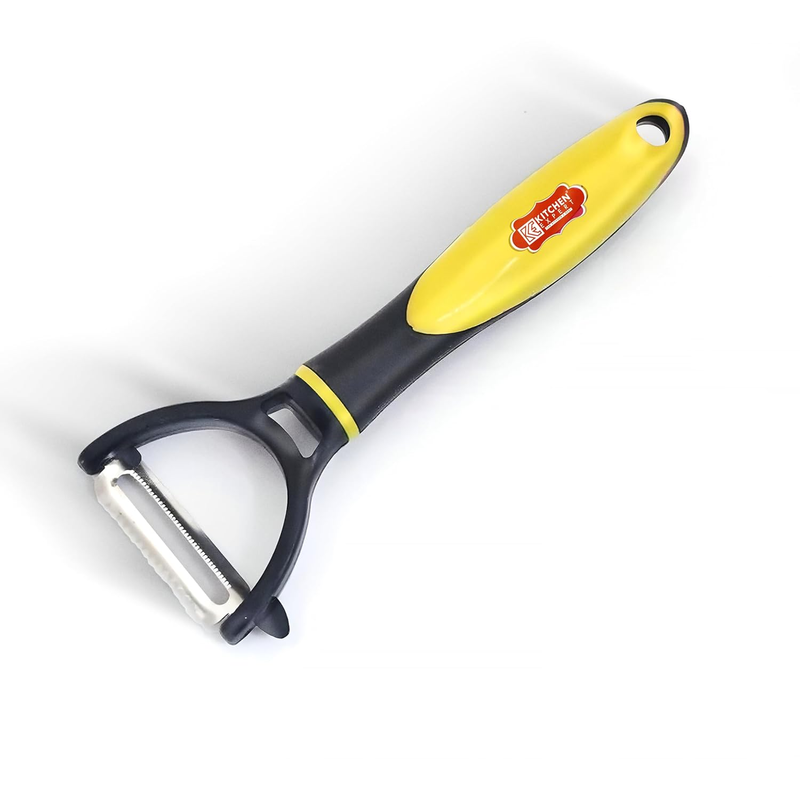  | Stainless Steel Serrated Edge | Sharp Blades | Vegetable & Fruit Peeler | Kitchen Tool | Plastic Handle