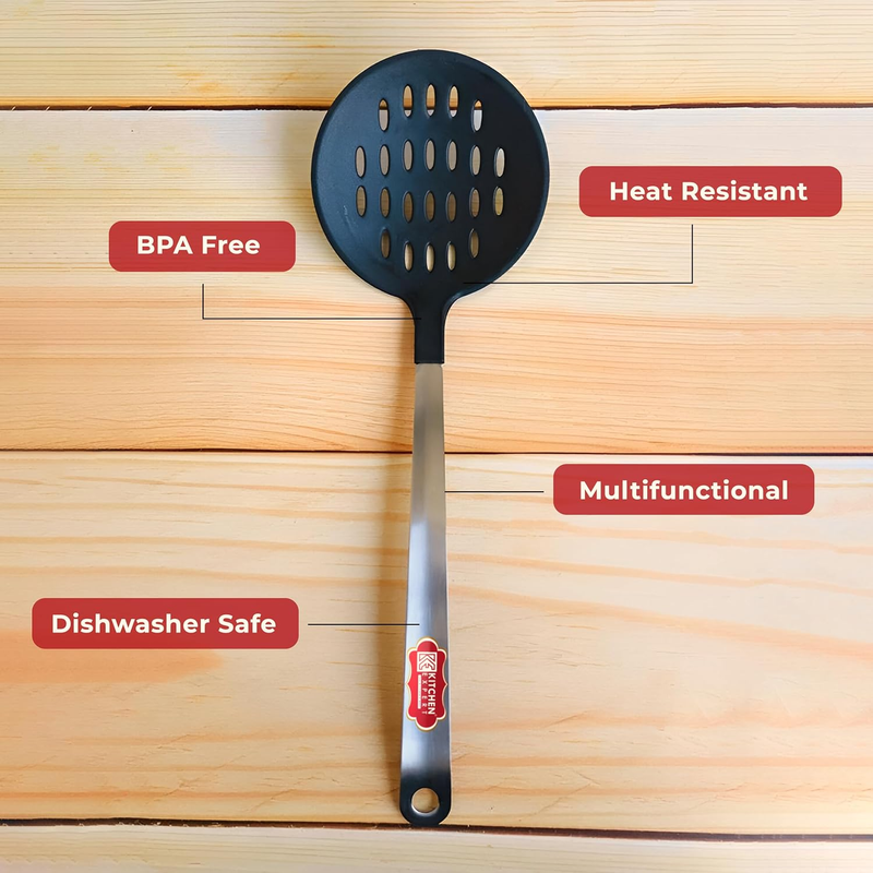 Kitchen Expert - Nylon Puri Jhara | Frying Strainer | Jhara for Cooking  Nylon Puri Jhara - 1Pc